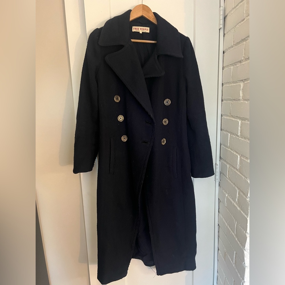 Free People Navy Jacket